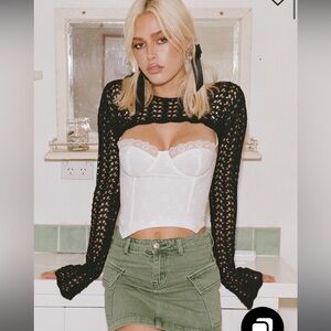 SANDCASTLES BOLERO BLACK from Princess Polly / Bolero